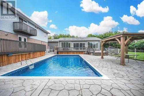 1923 10Th Line, Innisfil, ON - Outdoor With In Ground Pool With Deck Patio Veranda