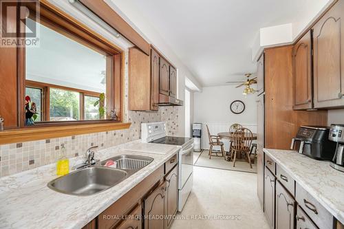 55 Edilou Drive, Toronto (Alderwood), ON - Indoor Photo Showing Kitchen With Double Sink