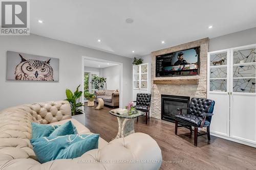 133 Elizabeth Street, Ajax (Central West), ON - Indoor Photo Showing Living Room With Fireplace