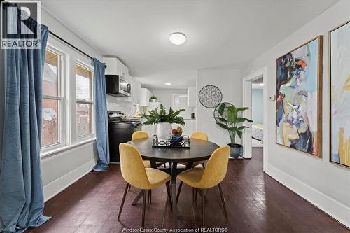 1014 Felix Avenue, Windsor, ON - Indoor Photo Showing Dining Room