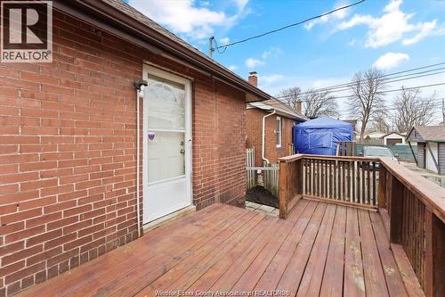 1014 Felix Avenue, Windsor, ON - Outdoor With Deck Patio Veranda With Exterior