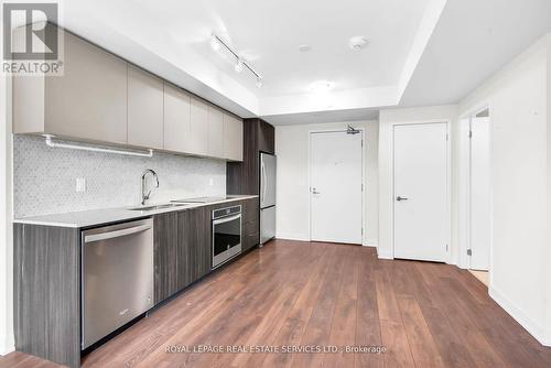 503 - 2 Sonic Way, Toronto (Flemingdon Park), ON - Indoor Photo Showing Kitchen With Stainless Steel Kitchen