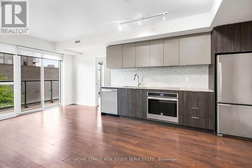 503 - 2 Sonic Way, Toronto (Flemingdon Park), ON - Indoor Photo Showing Kitchen With Stainless Steel Kitchen