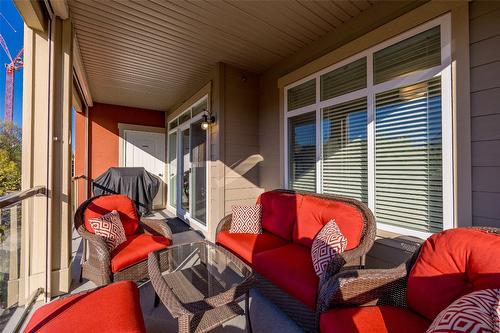 316-3865 Truswell Road, Kelowna, BC - Outdoor With Deck Patio Veranda With Exterior