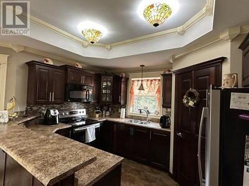 110 Valley Road, Carbonear, NL - Indoor Photo Showing Kitchen With Double Sink