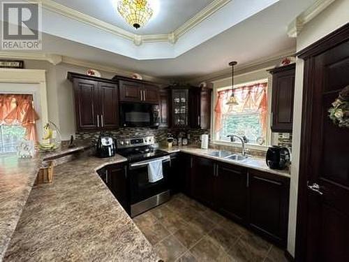 110 Valley Road, Carbonear, NL - Indoor Photo Showing Kitchen With Double Sink