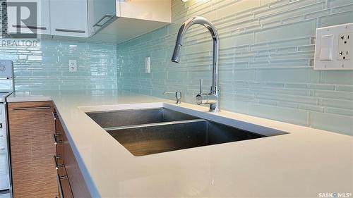 607 710 Gordon Road, Saskatoon, SK - Indoor Photo Showing Kitchen With Double Sink