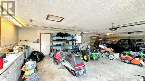 East Davidson Acreage, Arm River Rm No. 252, SK - Indoor Photo Showing Garage