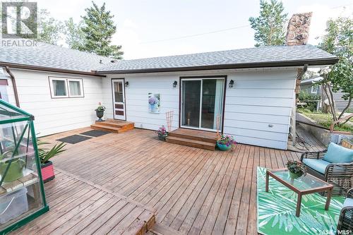 325 Alberta Avenue, Kerrobert, SK - Outdoor With Deck Patio Veranda With Exterior