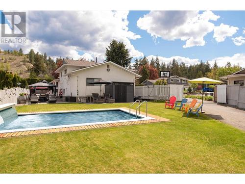 878 Roma Court, Kelowna, BC - Outdoor With In Ground Pool With Backyard