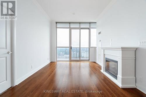 3404 - 80 Absolute Avenue, Mississauga (City Centre), ON - Indoor With Fireplace