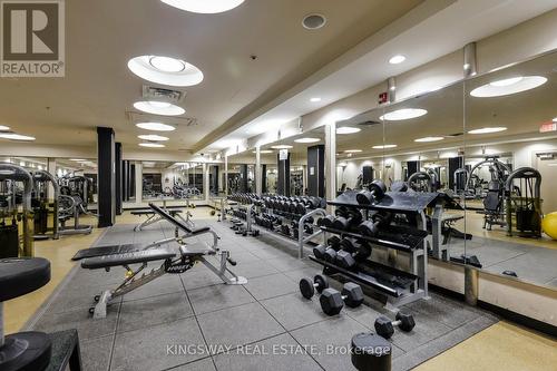 3404 - 80 Absolute Avenue, Mississauga (City Centre), ON - Indoor Photo Showing Gym Room