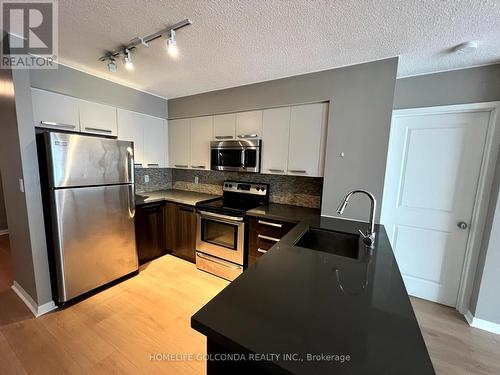 1702 - 11 St. Joseph Street, Toronto, ON - Indoor Photo Showing Kitchen With Stainless Steel Kitchen