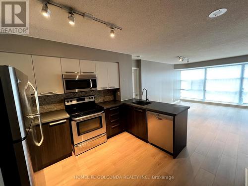 1702 - 11 St. Joseph Street, Toronto, ON - Indoor Photo Showing Kitchen With Stainless Steel Kitchen