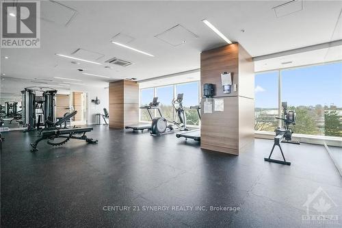 1002 - 805 Carling Avenue, Ottawa, ON - Indoor Photo Showing Gym Room