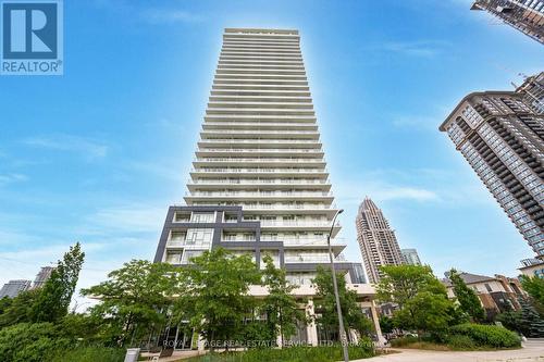 602 - 360 Square One Drive, Mississauga, ON - Outdoor With Balcony With Facade