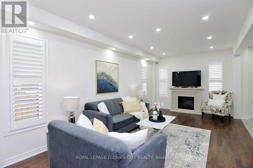 28 Hawtrey Road, Brampton (Northwest Brampton), ON - Indoor Photo Showing Living Room With Fireplace