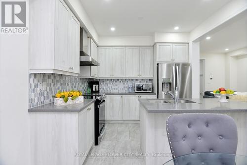 28 Hawtrey Road, Brampton (Northwest Brampton), ON - Indoor Photo Showing Kitchen With Stainless Steel Kitchen With Double Sink With Upgraded Kitchen