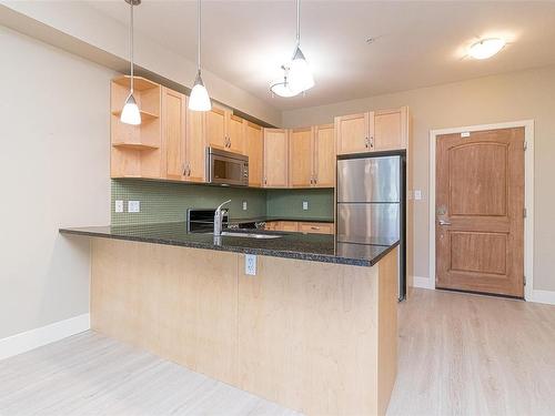 209-866 Brock Ave, Langford, BC - Indoor Photo Showing Kitchen