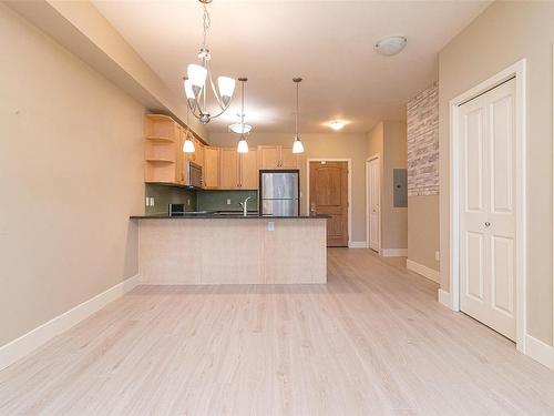 209-866 Brock Ave, Langford, BC - Indoor Photo Showing Kitchen