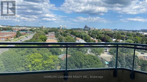 1204 - 4725 Sheppard Avenue E, Toronto (Agincourt South-Malvern West), ON - Outdoor With Balcony With View