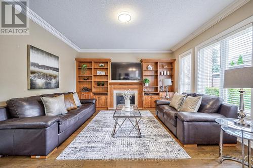 2045 Joshuas Creek Drive, Oakville (Iroquois Ridge North), ON - Indoor Photo Showing Living Room With Fireplace