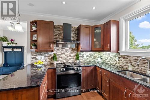 7344 Blue Water Crescent, Ottawa, ON - Indoor Photo Showing Kitchen With Double Sink With Upgraded Kitchen