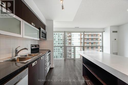 1702 - 100 Western Battery Road, Toronto (Niagara), ON - Indoor Photo Showing Kitchen With Double Sink With Upgraded Kitchen