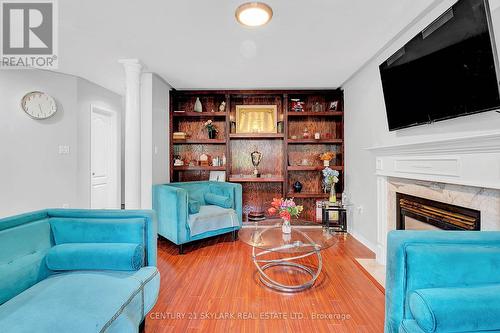 23 Prince Drive, Bradford West Gwillimbury, ON - Indoor Photo Showing Living Room With Fireplace