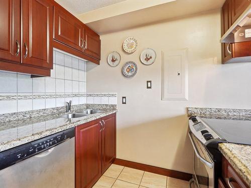 Cuisine - 638-150 Rue Berlioz, Montréal (Verdun/Île-Des-Soeurs), QC - Indoor Photo Showing Kitchen With Double Sink