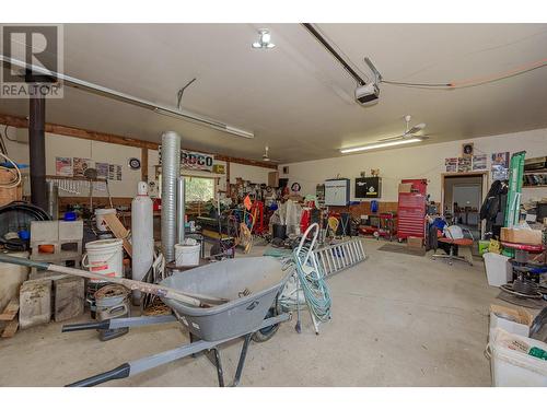 2510 Samuelson Road, Sicamous, BC - Indoor Photo Showing Garage