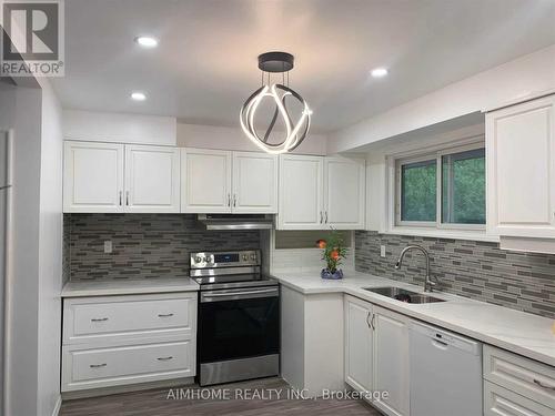 22 Daleside Crescent, Toronto (Victoria Village), ON - Indoor Photo Showing Kitchen With Double Sink