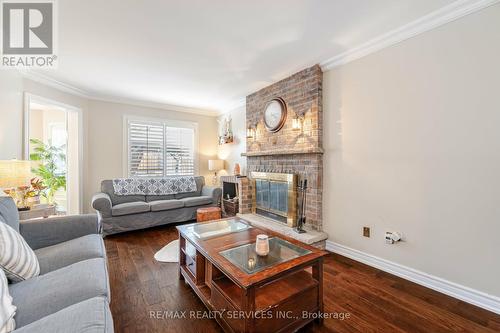 1438 Winterbourne Drive, Oakville (Clearview), ON - Indoor Photo Showing Living Room With Fireplace