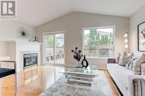 5975 Castlepine Drive, Mississauga (Churchill Meadows), ON - Indoor Photo Showing Living Room With Fireplace