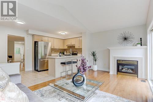 5975 Castlepine Drive, Mississauga (Churchill Meadows), ON - Indoor Photo Showing Living Room With Fireplace