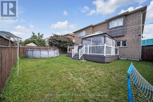 38 Eiffel Boulevard, Brampton (Vales Of Castlemore), ON - Outdoor With Above Ground Pool