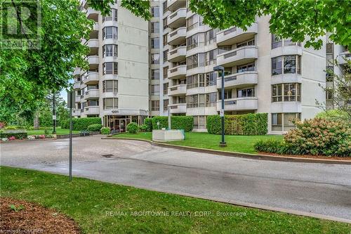 503 - 1201 North Shore Boulevard E, Burlington, ON - Outdoor With Balcony With Facade