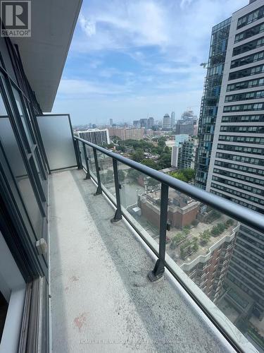 2201 - 159 Dundas Street E, Toronto (Church-Yonge Corridor), ON - Outdoor With Balcony With View With Exterior