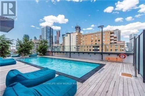 2201 - 159 Dundas Street E, Toronto (Church-Yonge Corridor), ON - Outdoor With In Ground Pool With Deck Patio Veranda