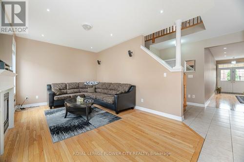 18 Openbay Gardens, Brampton (Sandringham-Wellington North), ON - Indoor Photo Showing Living Room With Fireplace