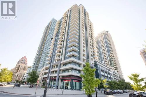 404 - 4085 Parkside Village Drive, Mississauga (City Centre), ON - Outdoor With Balcony With Facade