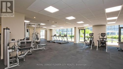 404 - 4085 Parkside Village Drive, Mississauga (City Centre), ON - Indoor Photo Showing Gym Room