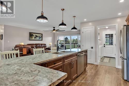 240 Burnt River Drive, Kawartha Lakes (Burnt River), ON - Indoor Photo Showing Kitchen With Double Sink