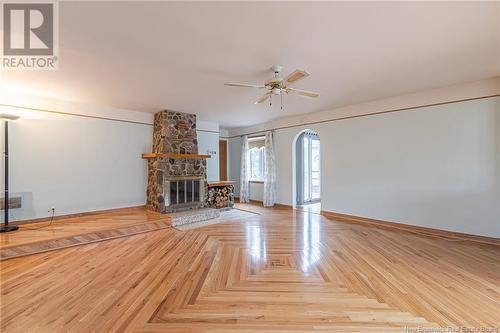 108 Acadie, Grande-Anse, NB - Indoor Photo Showing Living Room With Fireplace