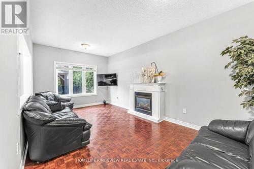 31 Blue Diamond Terrace, Vaughan (Sonoma Heights), ON - Indoor Photo Showing Living Room With Fireplace