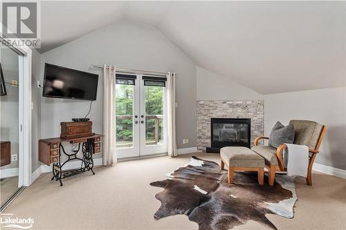 21 Trails End, Collingwood, ON - Indoor Photo Showing Living Room With Fireplace