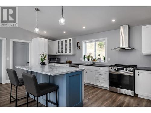 36 Spruce Drive, Vernon, BC - Indoor Photo Showing Kitchen With Upgraded Kitchen