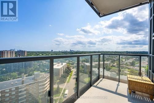 1503 - 25 Fontenay Court, Toronto (Edenbridge-Humber Valley), ON - Outdoor With Balcony With View With Exterior