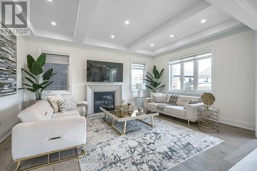 156 Wainfleet Crescent, Vaughan, ON - Indoor Photo Showing Living Room With Fireplace