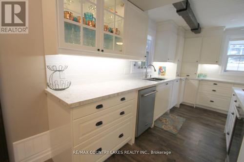 19 Hillcrest Avenue, Kawartha Lakes, ON - Indoor Photo Showing Kitchen With Double Sink